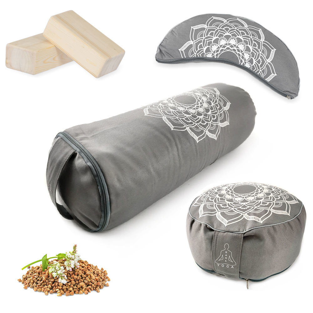 Rama Yoga Mandala - Meditation Set, grau