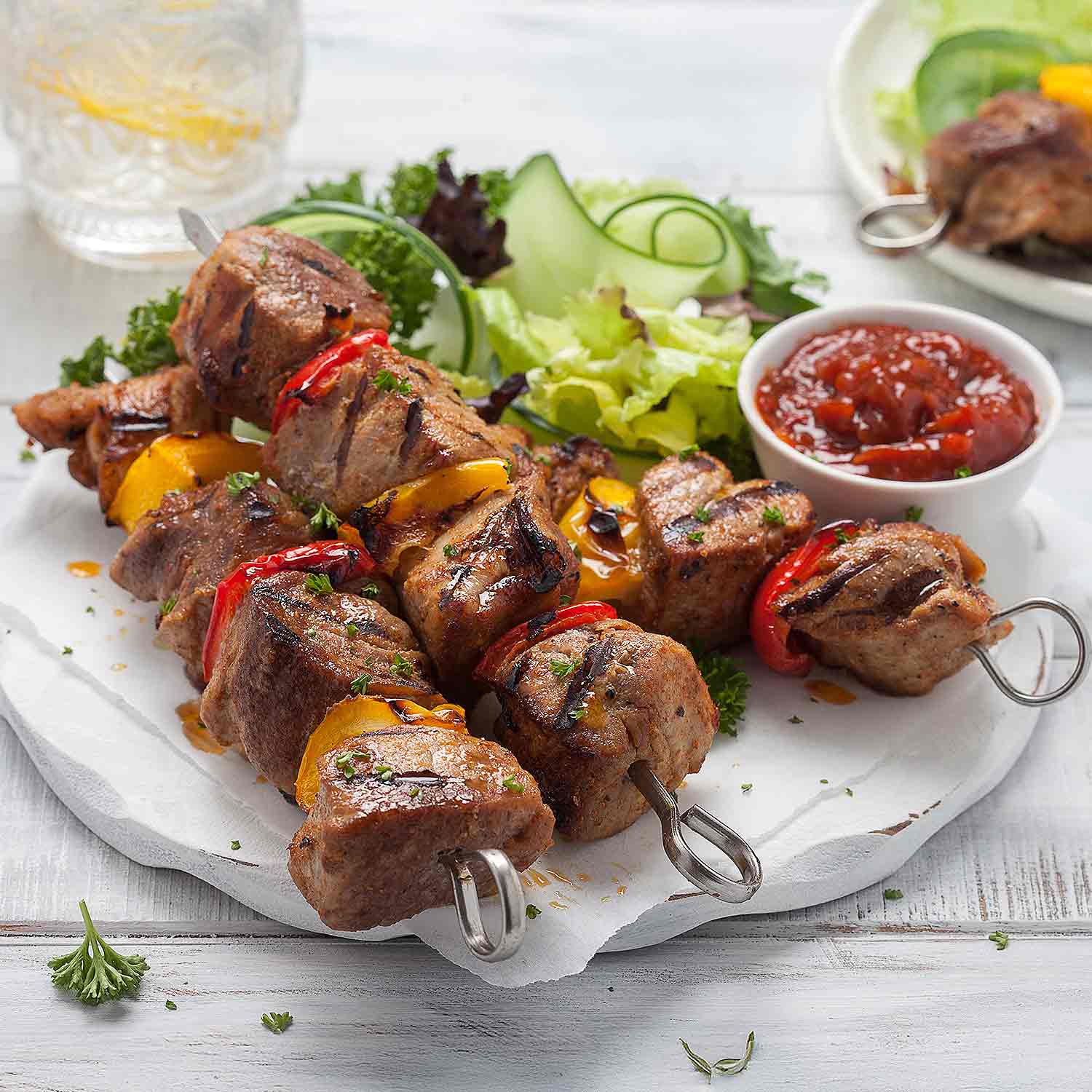 BARIN Schaschlik - marinierter Schweinenacken (1000g je Packung)
