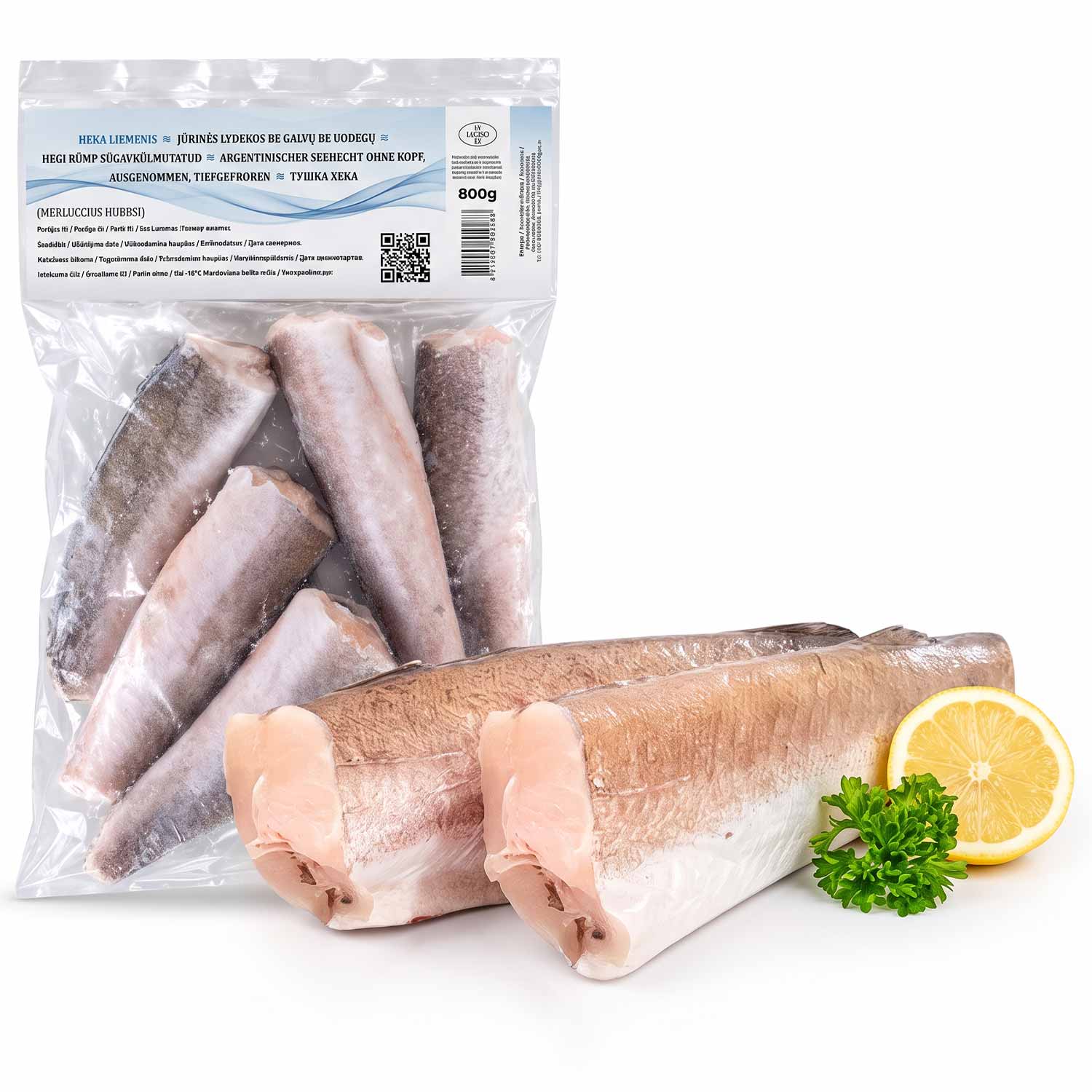 Fisch-Genussbox: Argentinischer Seehecht, Seehechtfilets & Tilapia (3x800 g)