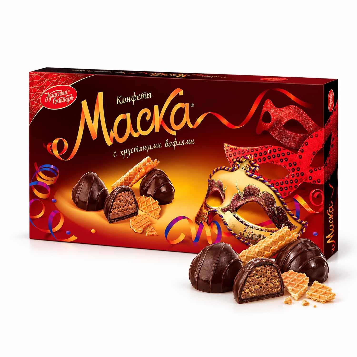 Maska Pralinen mit knusprigen Waffeln und feiner Pralinenfüllung, 300 g