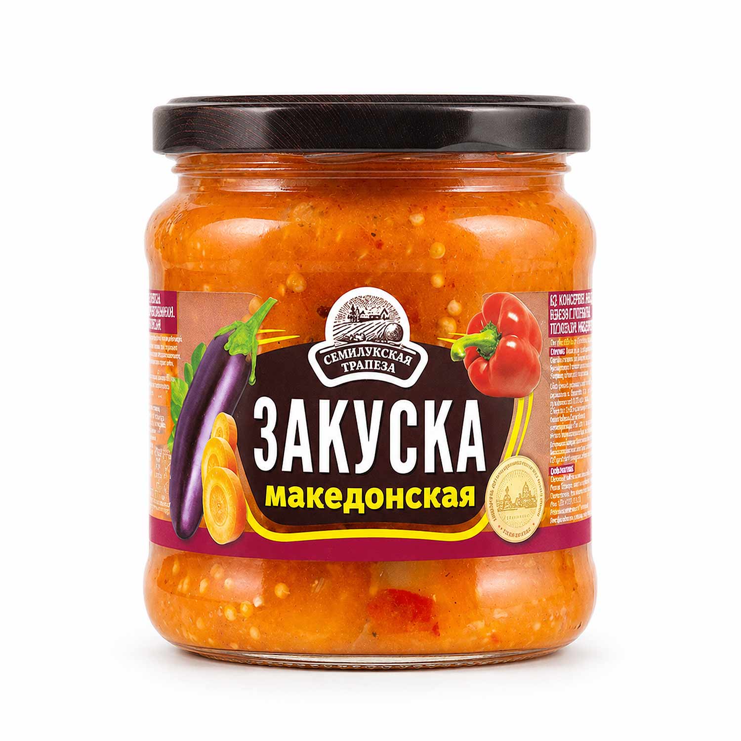 Semilukskaya Trapeza Gemüsezubereitung nach Mazedonische Art, 460g