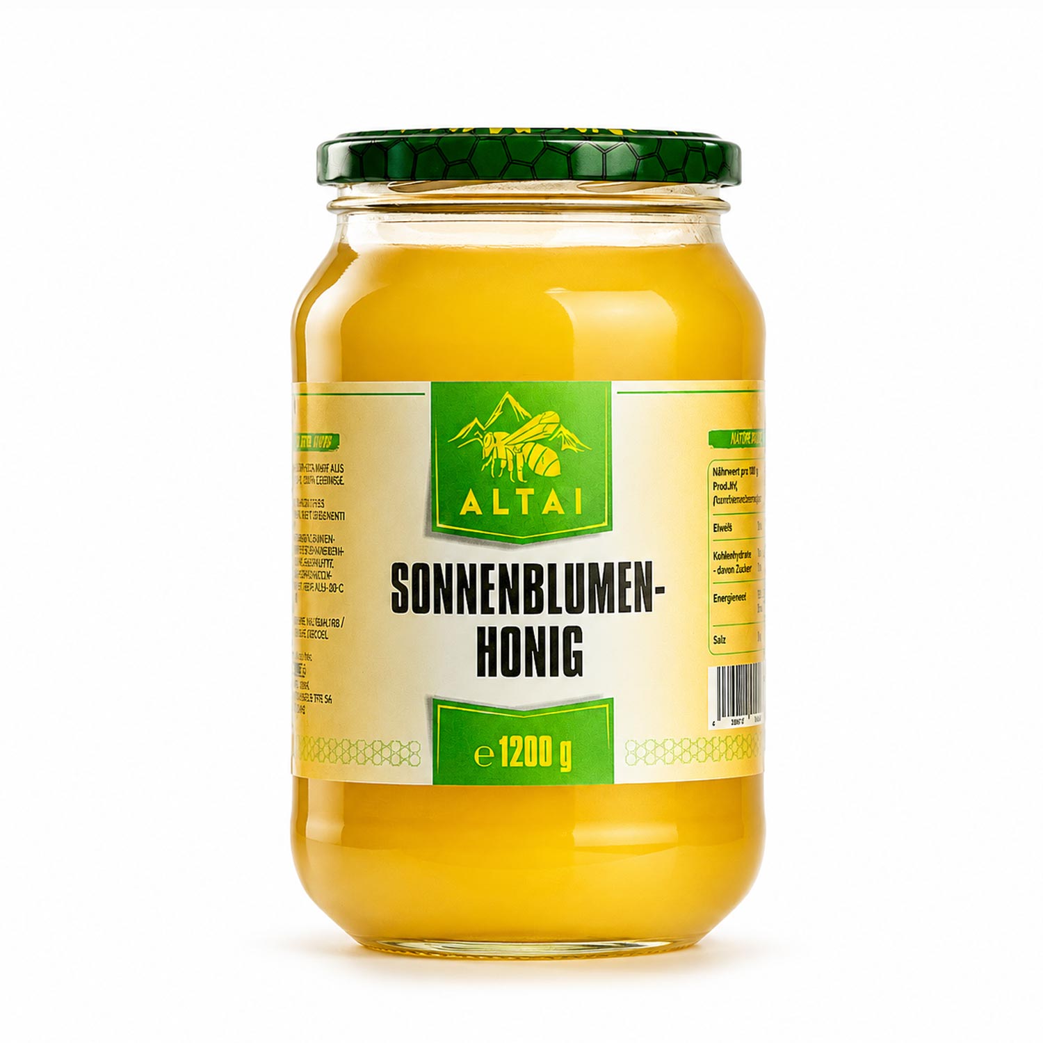 Honig Quartett Altai PREMIUM-Bergblüten- Engelwurz- Steinklee- Sonnenblumenhonig