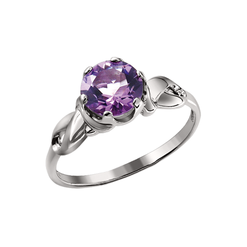 bezaubernder Damenring mit Amethyst, Silber 925