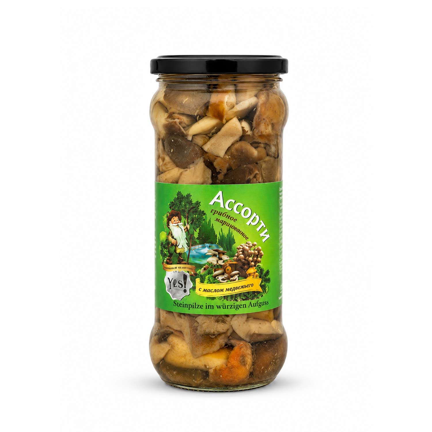 YES! Pilze Assorti mild gesalzen, 530g