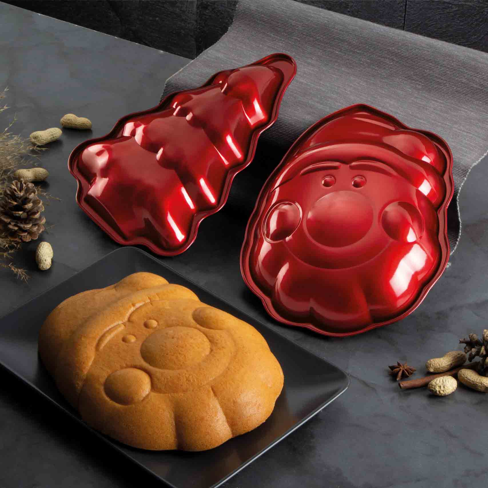 Berlinger Haus Metallic Line Edition 2-teiliges Weihnachtsbackformen-Set