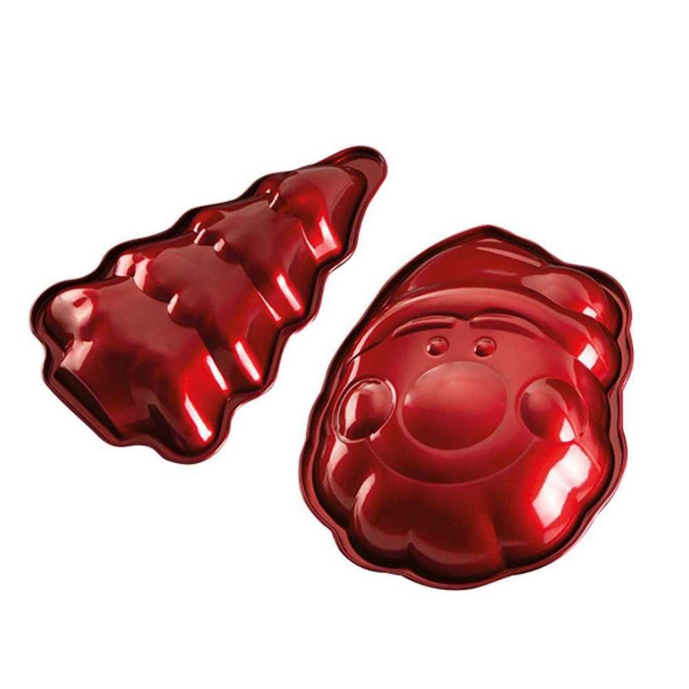 Berlinger Haus Metallic Line Edition 2-teiliges Weihnachtsbackformen-Set