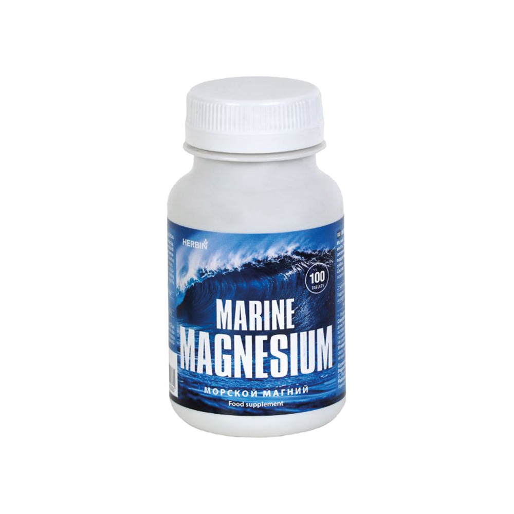 HERBIN Marine Magnesium, 100 Tabletten