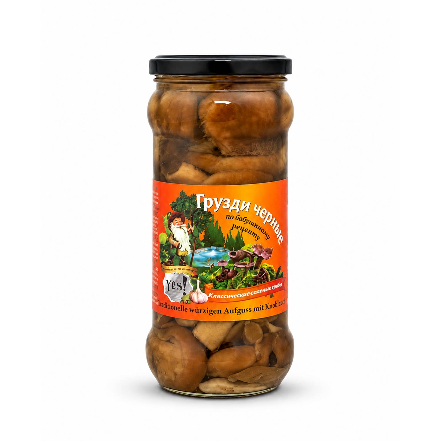 YES! Pilze Shiitake mit Knoblauch, 530g