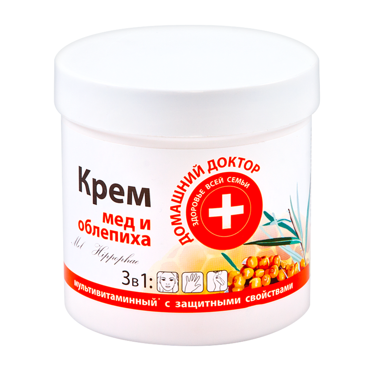 Domaschnij Doktor Ganzkörpercreme Hönig und Sanddorn, 250 ml