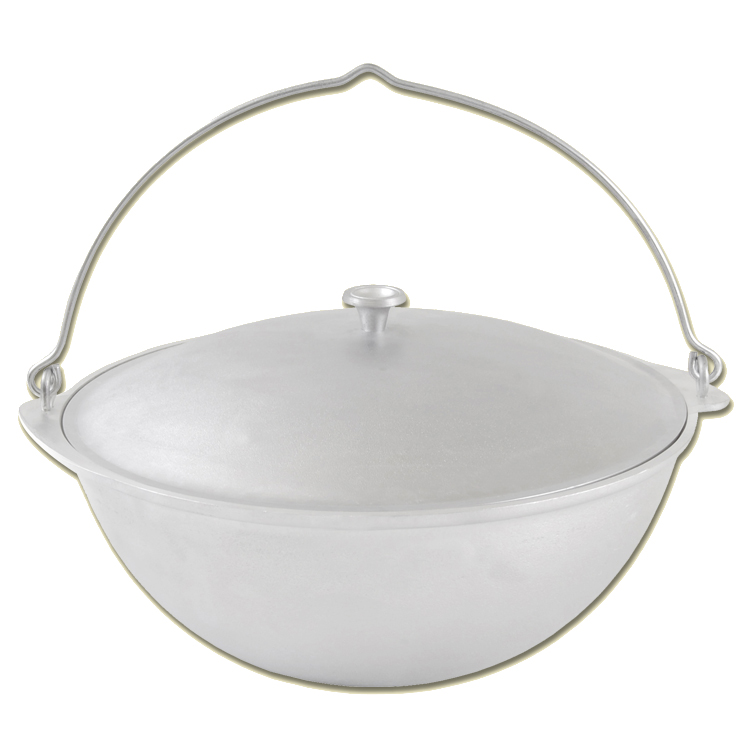 Kasan Tatarskij für Camping aus Aluminium mit Deckel ,15 L