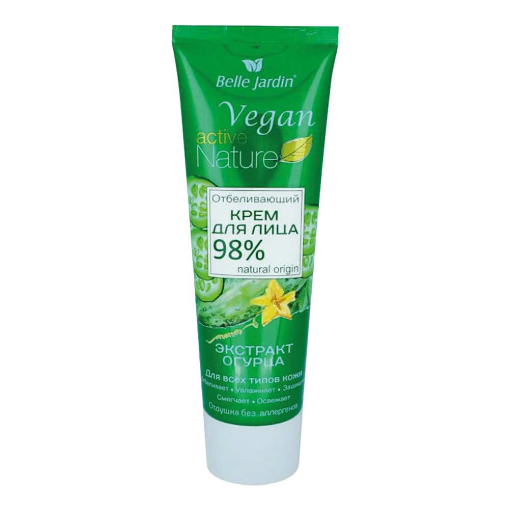 Belle Jardin Aufhellende Gesichtscreme mit Gurkenextrakt, 85 ml