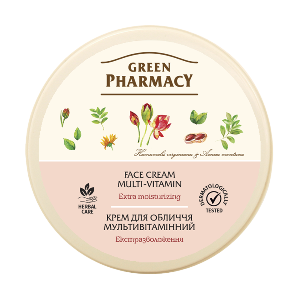 Grüne Apotheke Gesichtcreme Multivitamin, 200 ml