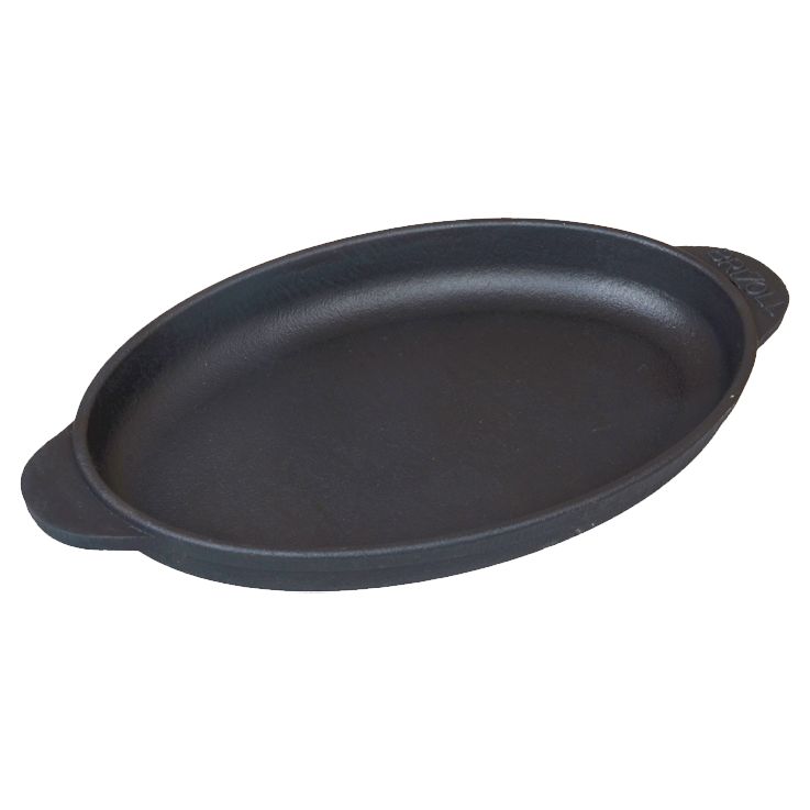 Gusseisen Servierpfanne, oval "Brizoll" H2214, 22 x 14 x 2,5 cm