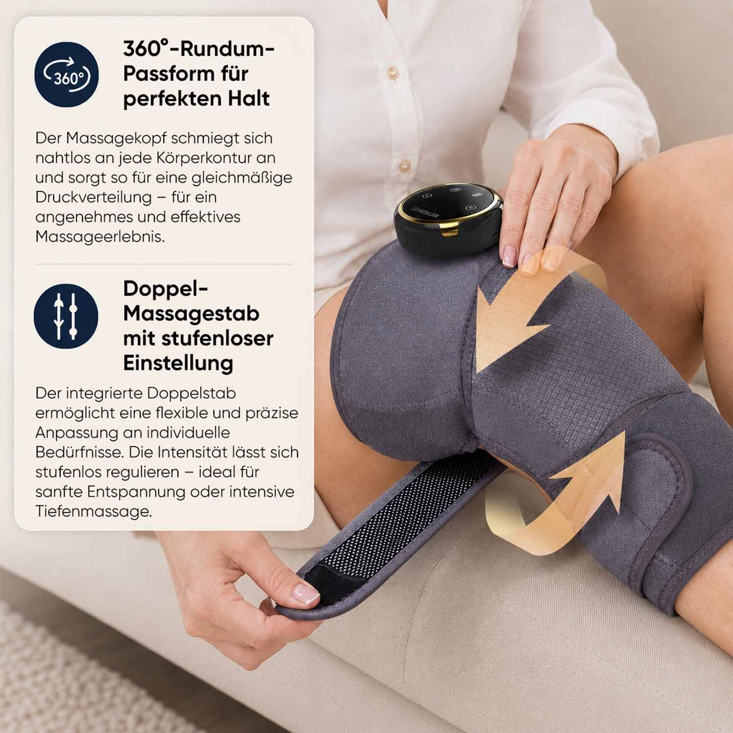 BEM Relief – Intelligentes Massagegerät für Knie, Schultern, Ellbogen und Gelenke