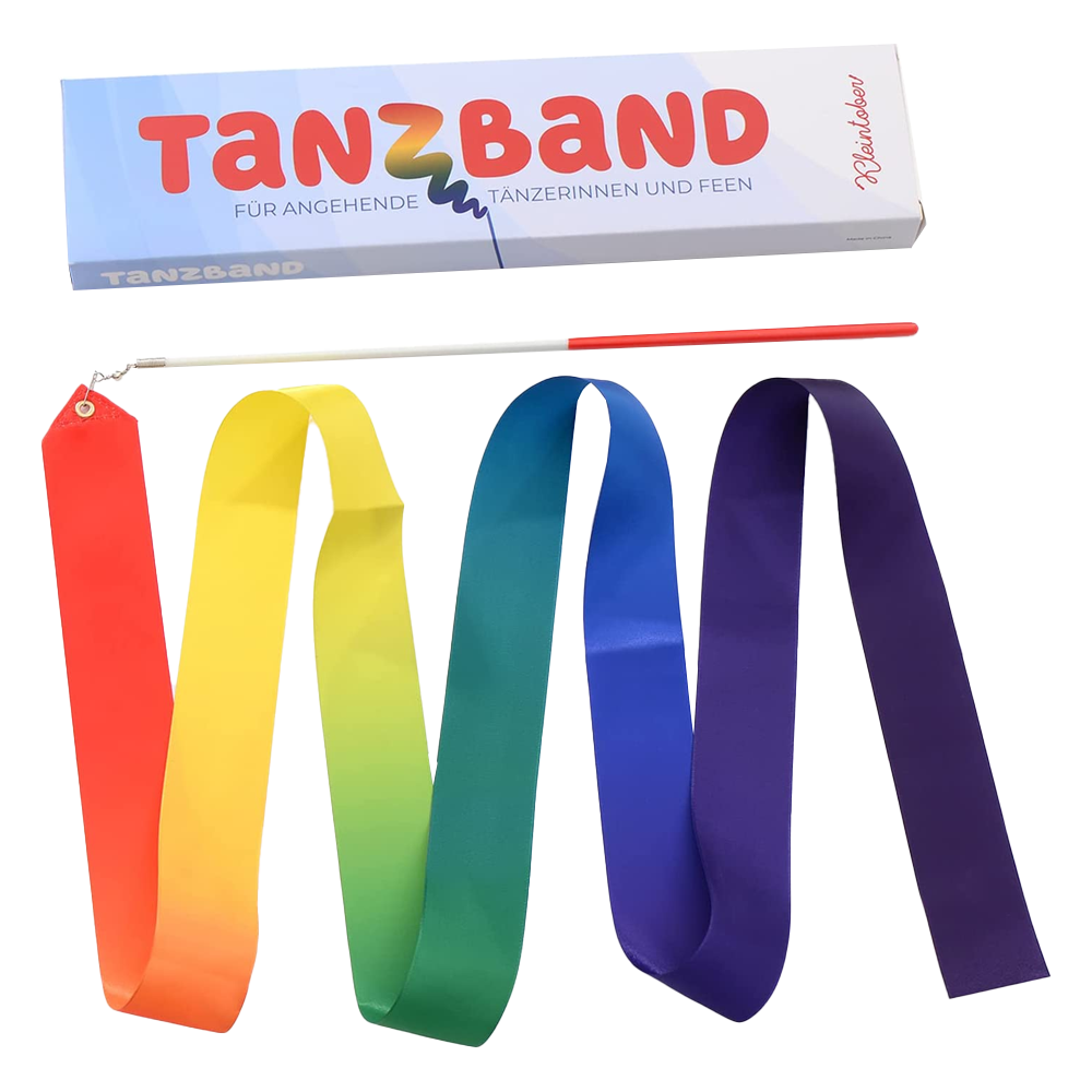 Gymnastikband mit Stab