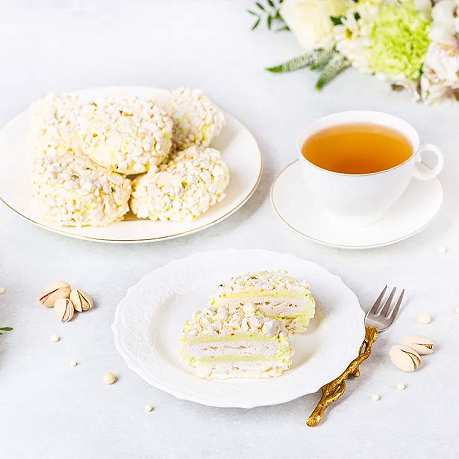 Palych Nuss-Baiser mit Pistazien, 200 g