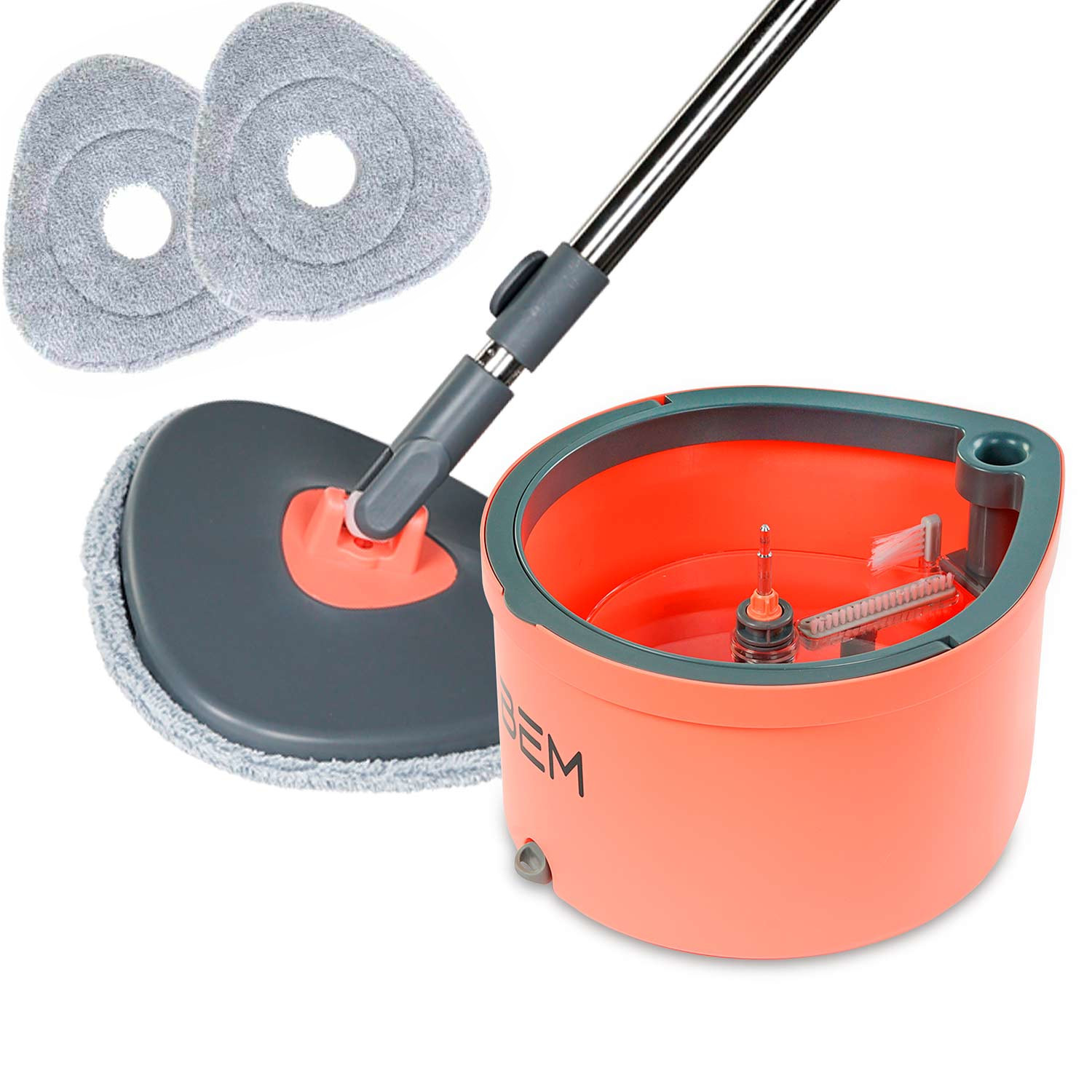 B-Ware ORBITA Wischeimer Set 2-in-1 Filtersystem mit Auswringfunktion inkl. 2 Wischmops