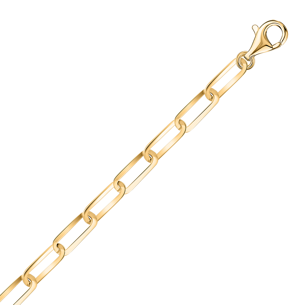 Armband, Gelbgold 585, Breite ca. 3 mm, Länger ca. 19 cm