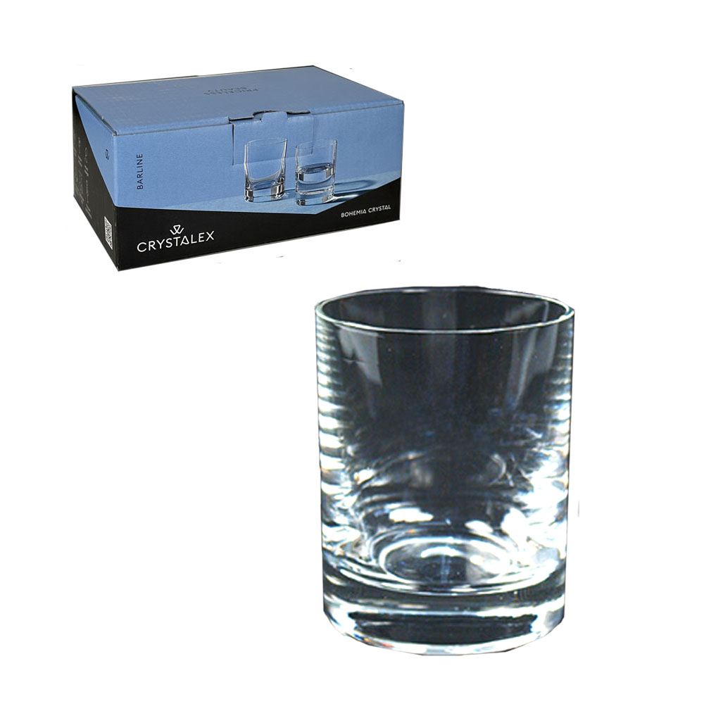 Bohemia Crystal Club Wodkagläser-Set 6 St, 60 ml, H 6 cm, Ø 4 cm