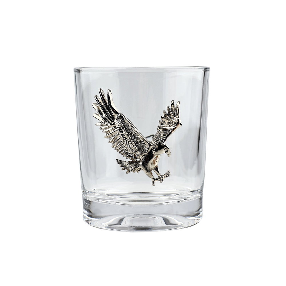 Whiskyglas Adler, 230 ml (Ø 7 cm, H 8,5 cm)
