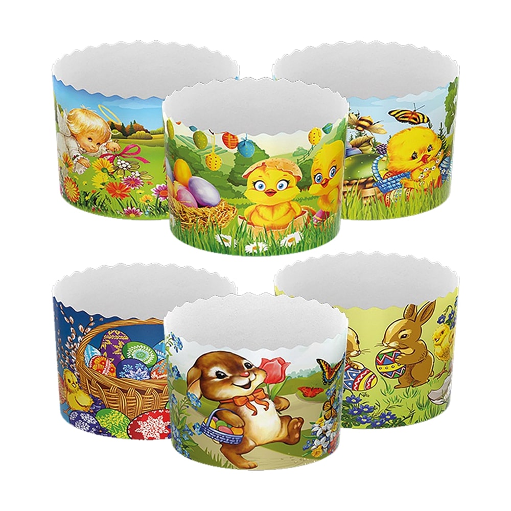 Backform-Set für Osterkuchen "Für Kinder" 50 St, 8,5 cm, ∅ 11 cm