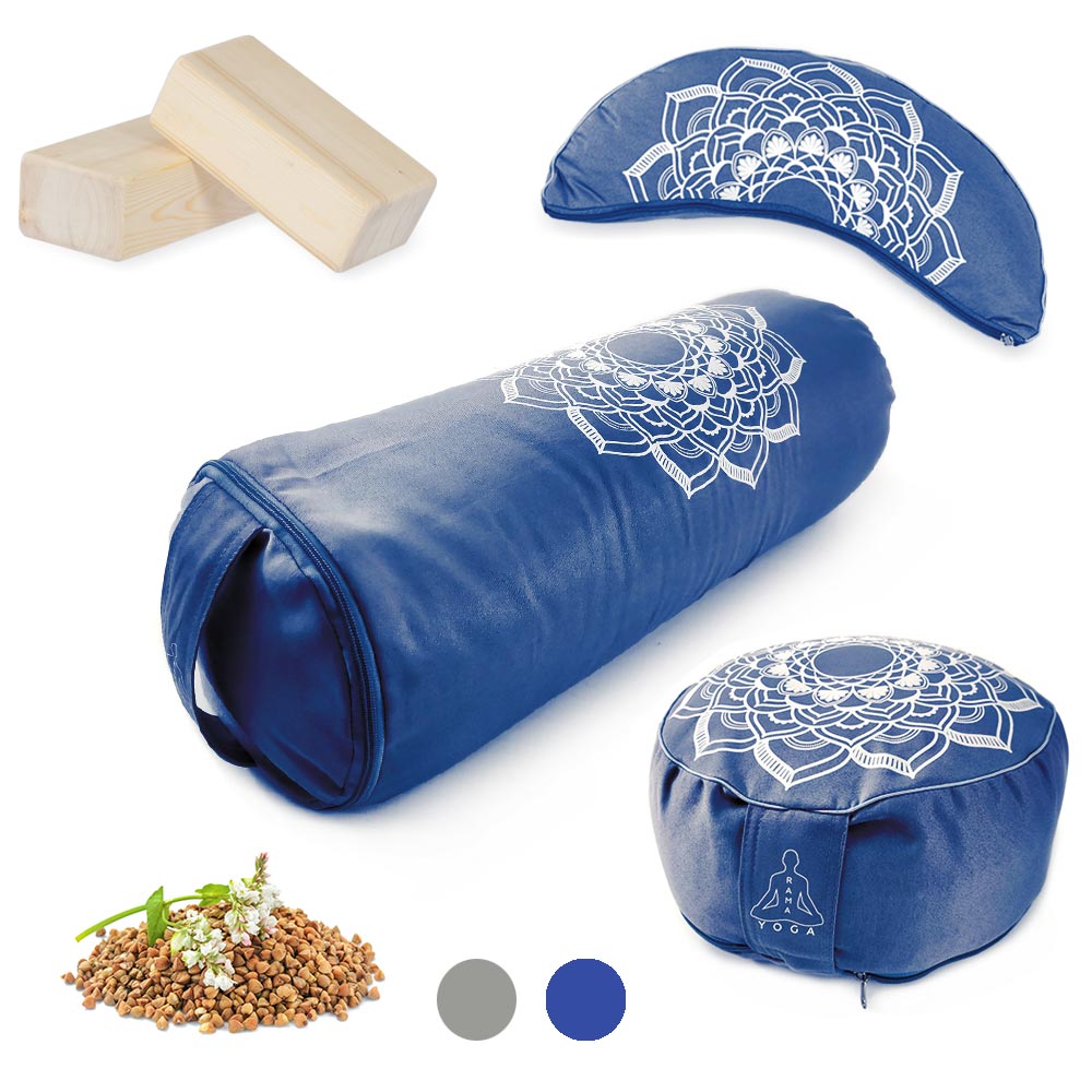 Rama Yoga Mandala - Meditation Set, blau