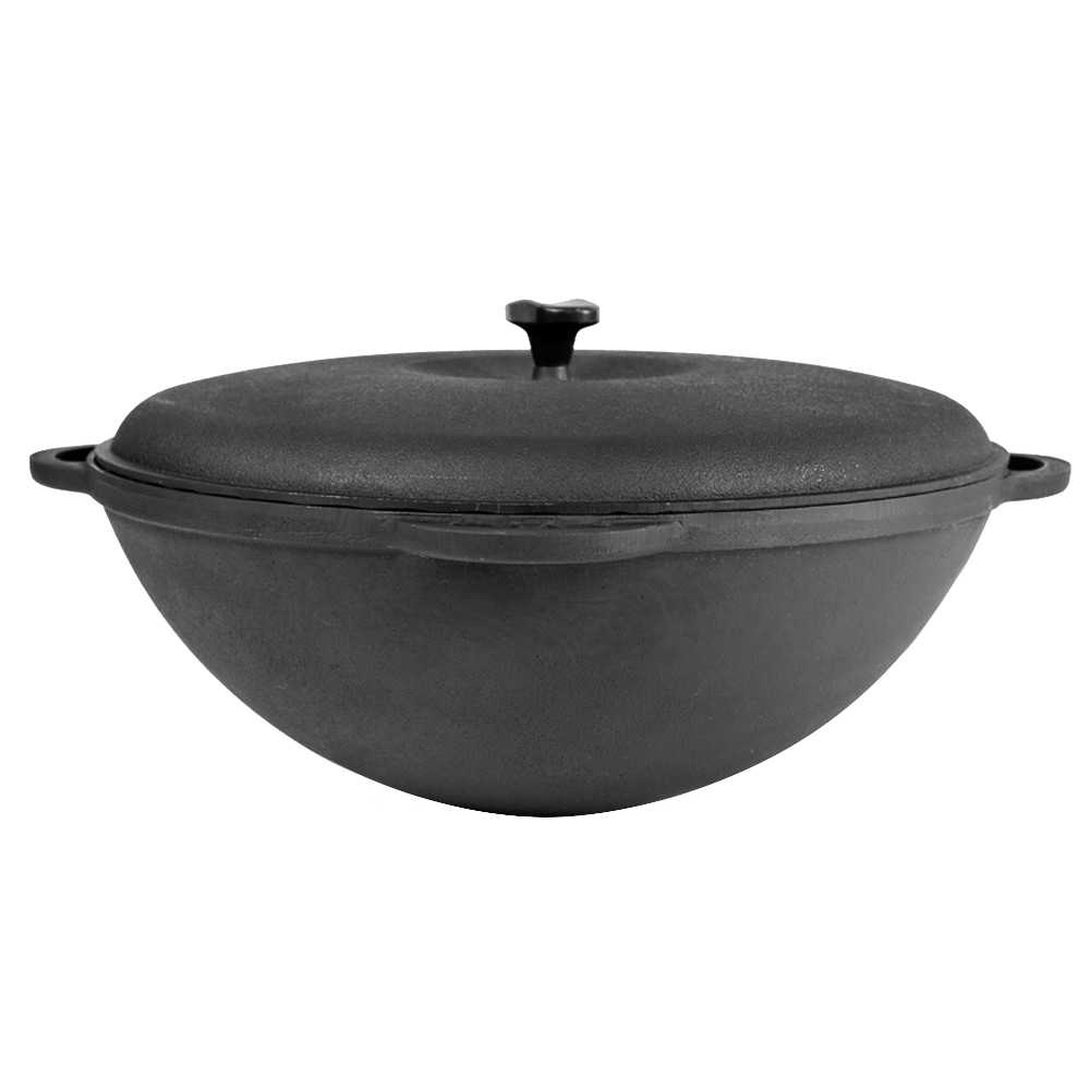 Syton Asia-Kasan aus Gusseisen mit Deckel in verschiedenen Größen