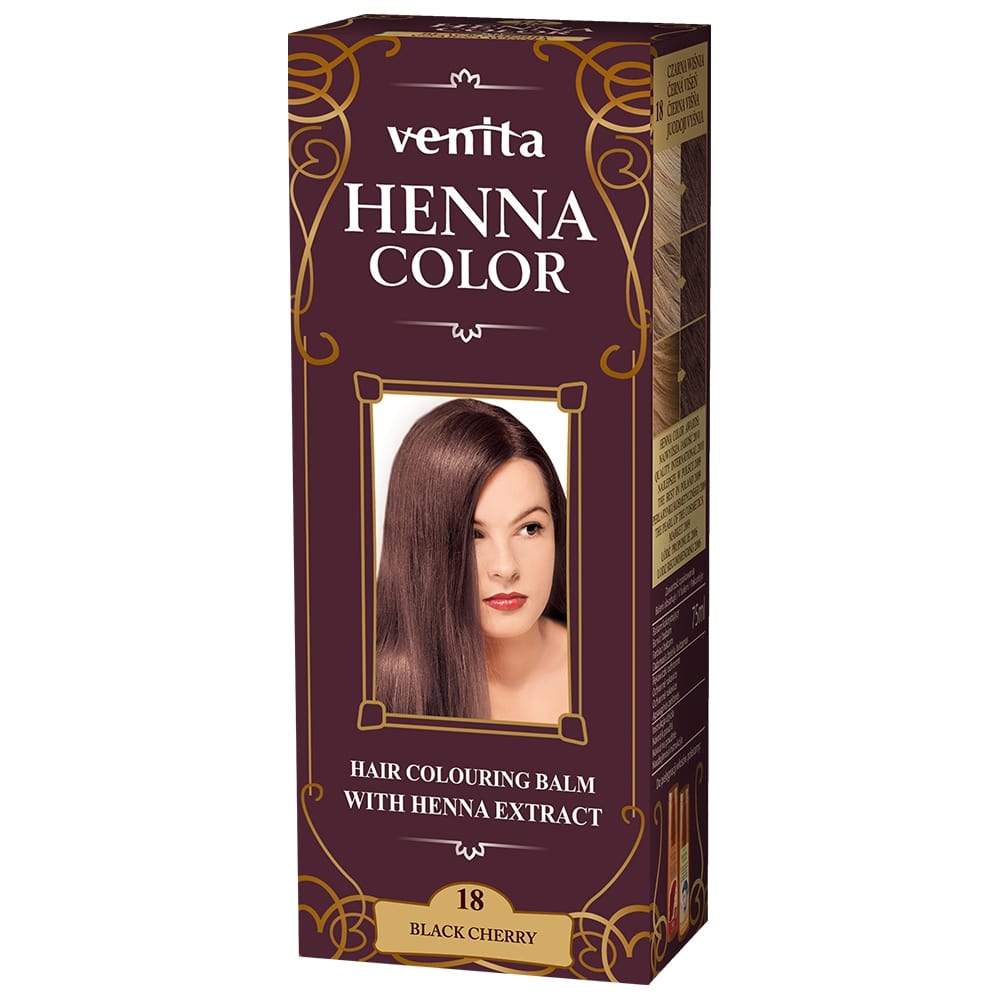 VENITA Henna Color Farbbalsam schwarze Kirsche Nr. 18, 75 ml