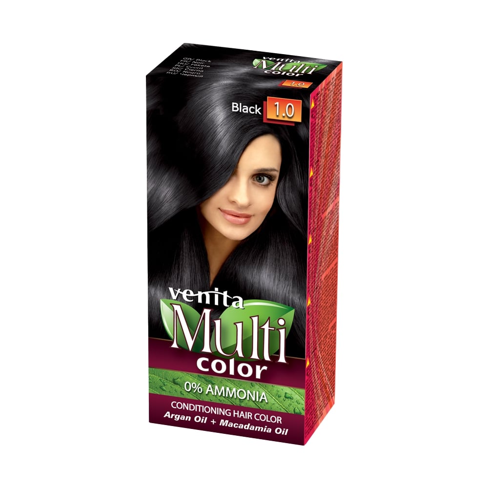 VENITA MultiColor ammoniakfreie Farbe schwarz 1.0, 100ml