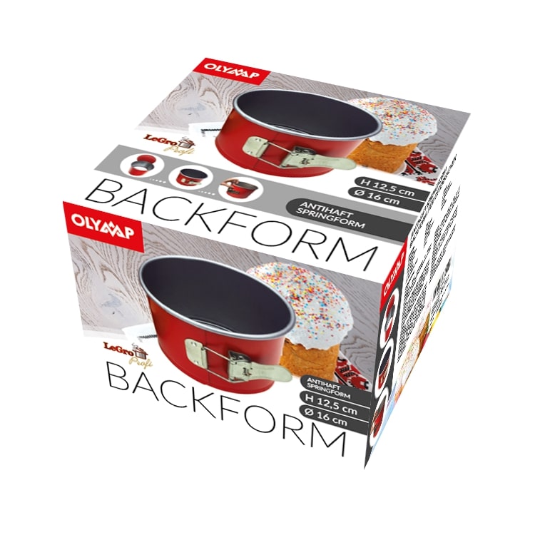 Antihaftbeschichtete Backform für Osterkuchen, Ø 16 cm, H 12.5 cm