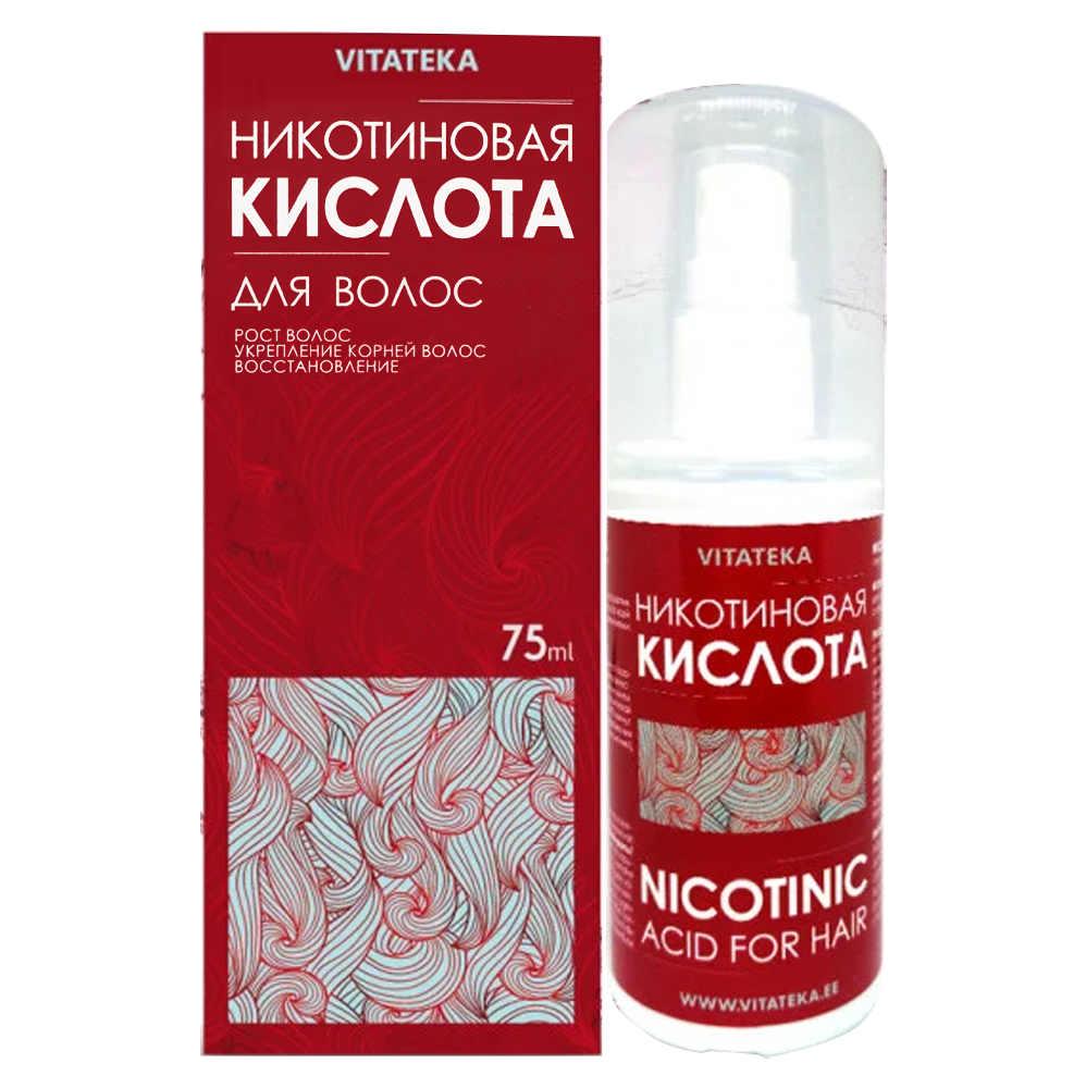 VITATEKA Nicotinsäure für Haarwachstum, 75 ml
