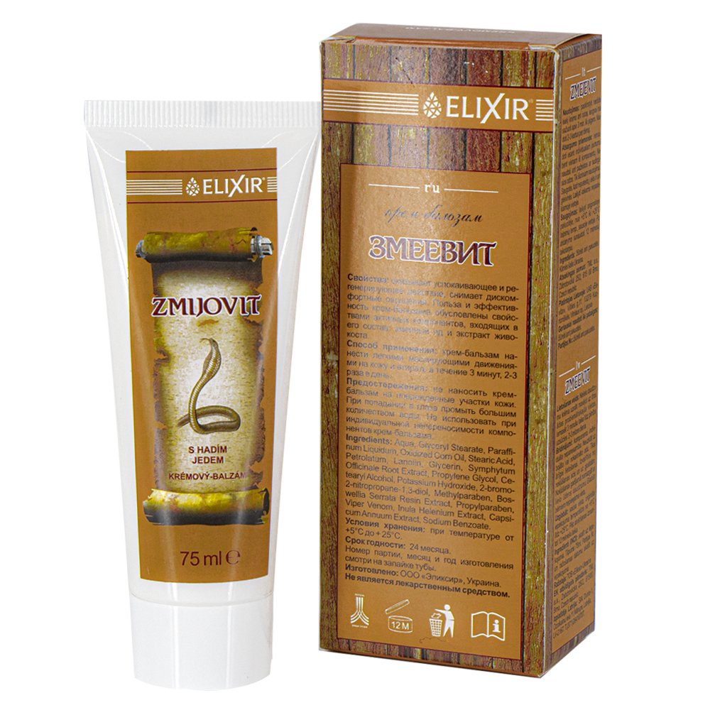 Elixir Cremebalsam auf Schlangengiftbasis, 75 ml