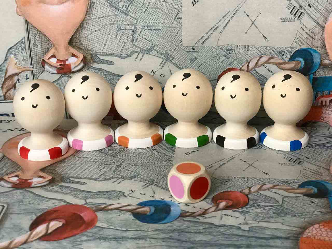 Brettspiel "Splash" (1-6 Spieler, Alter 3+)