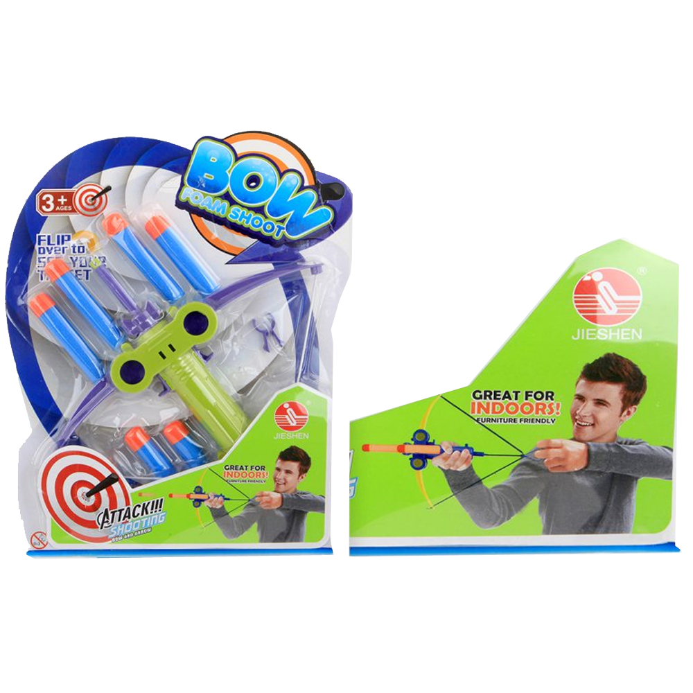 Jieshen Kreuzbogen mit 6 Pfeile, 32 x 25 x 3 cm