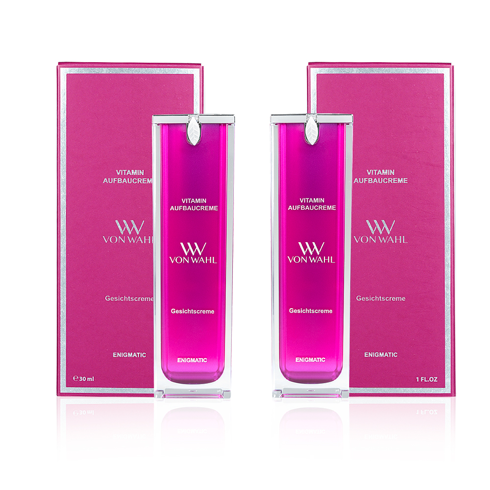 VON WAHL Set Luxus Gesichtscreme "Enigmatic Vitamin Aufbaucreme" (2 x 30 ml)