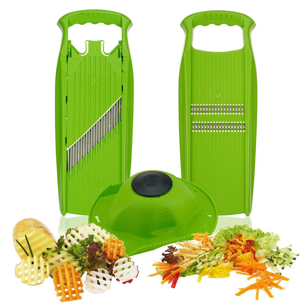 Börner Rohkost Reiben-Set 3-teilig, grün
