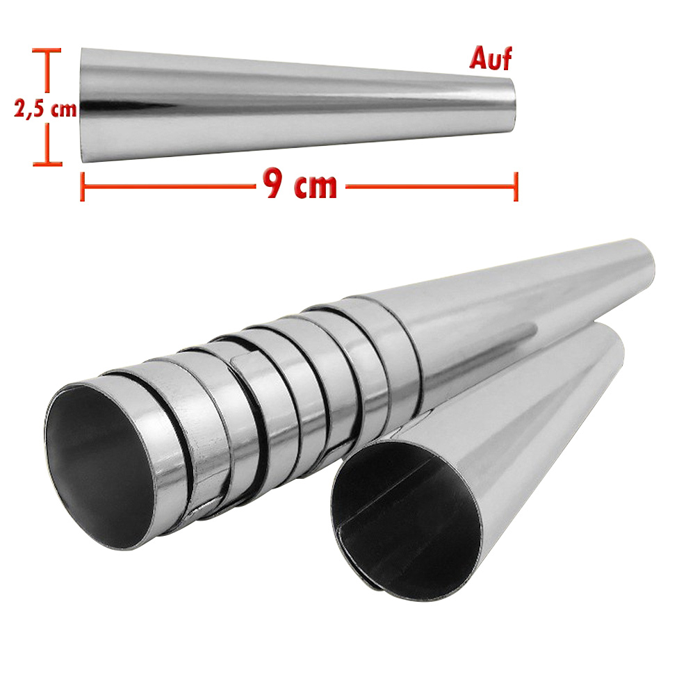 Backformen "Trubotschki offen" klein, 10 St.