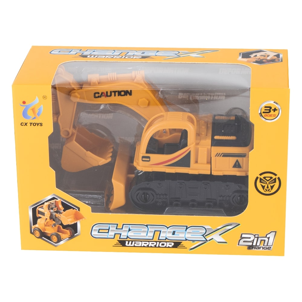 Bulldozer Spielzeug Transformer, 13 cm