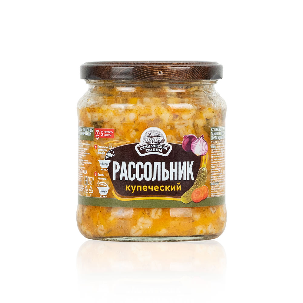 Semilukskaya Trapeza Suppe Rassolnik, 460 g