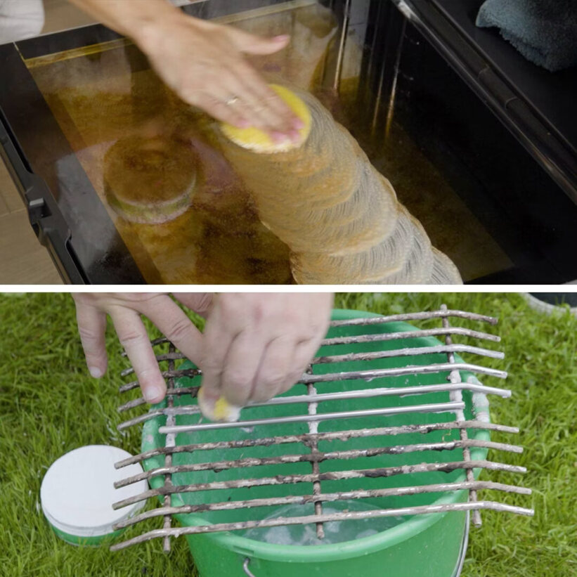 Pure100 MagicShine - Weiße Magie Mehrzweckreiniger, 300 g (inkl. Reinigungsschwamm) 1+1