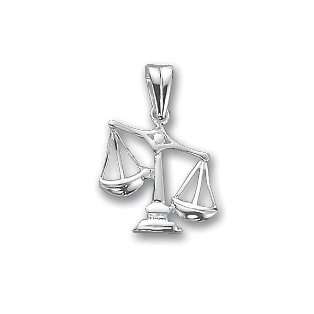 Anhänger Sternzeichen Waage aus 925 Silber
