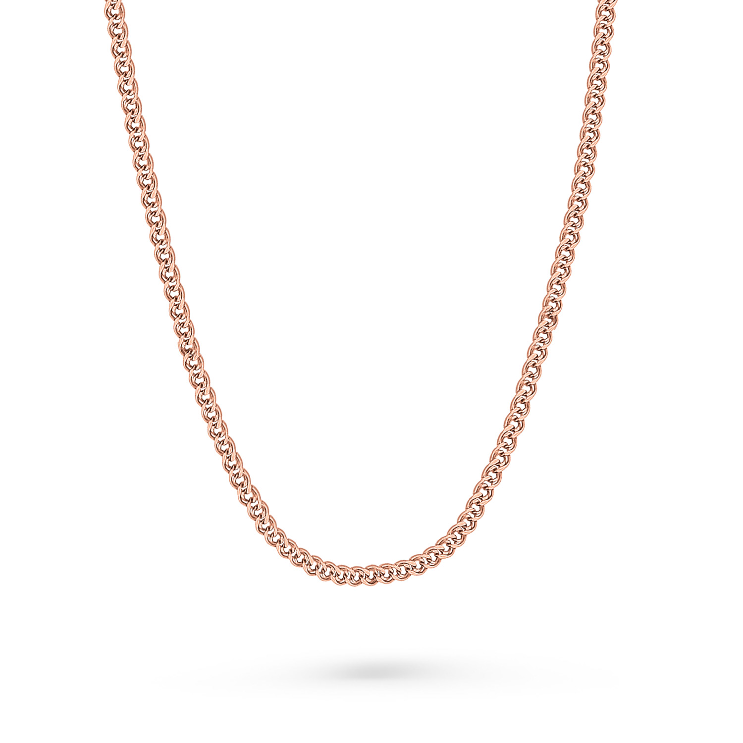 Nonna Kette aus 585 Rotgold, Breite ca. 5.15 mm,