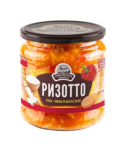 Semilukskaya Trapeza Gemüsezubereitung "Mailänder Risotto", 460g