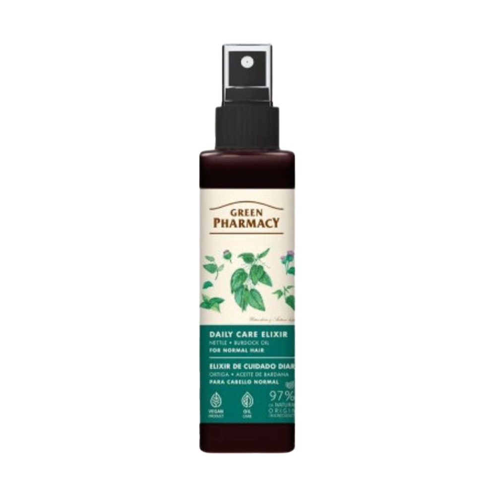 Grüne Apotheke Haarpflege-Elixier mit Brennnessel und Klettenöl für normales Haar, 150ml