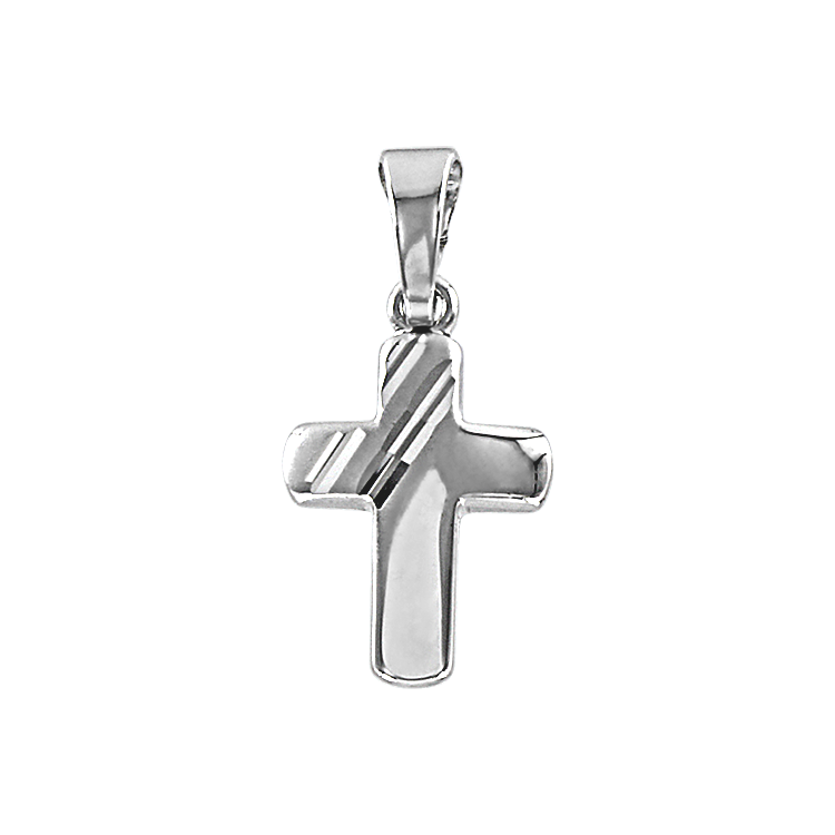 Hübscher Anhänger Kreuz, Silber 925,  Höhe ca. 17 mm