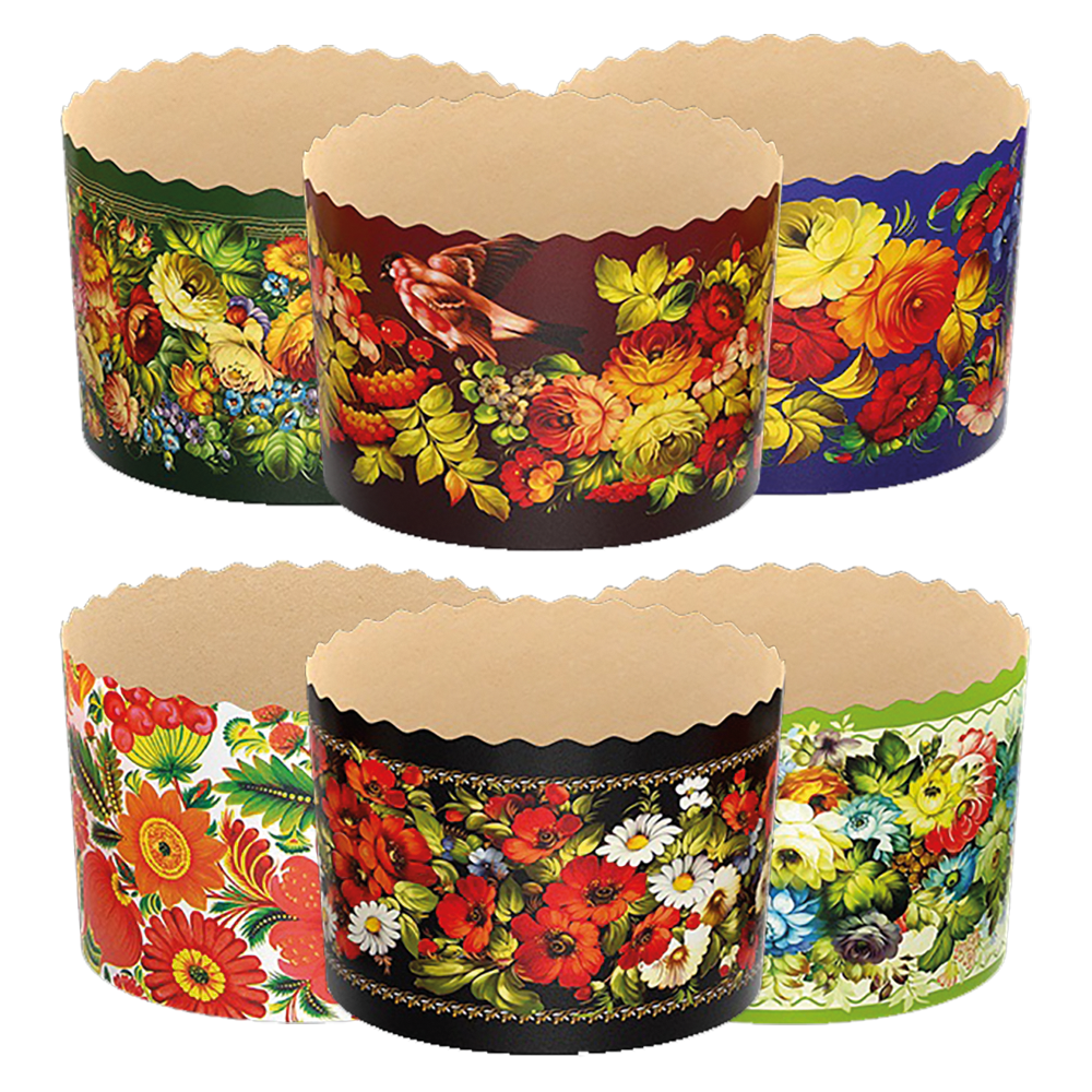 Backform-Set für Osterkuchen "Blumen" ∅13 cm, 50 St.