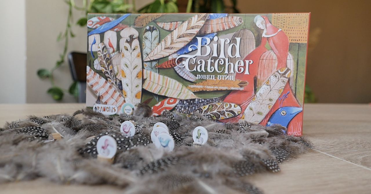 Brettspiel "Vogelfangen" (2-4 Spieler, Alter 4+)