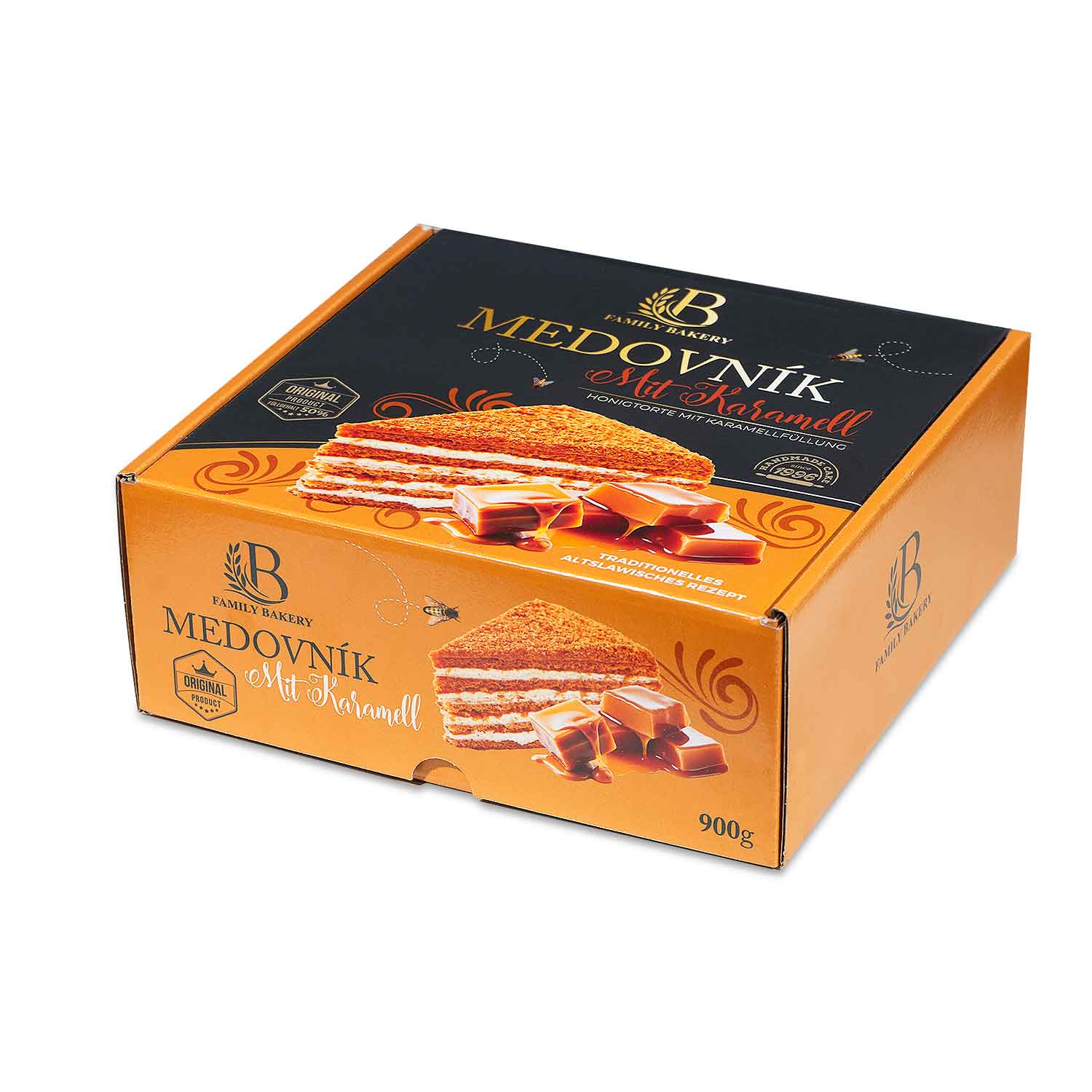 Family Bakery Honigtorte mit Karamellfüllung, 900 g TK