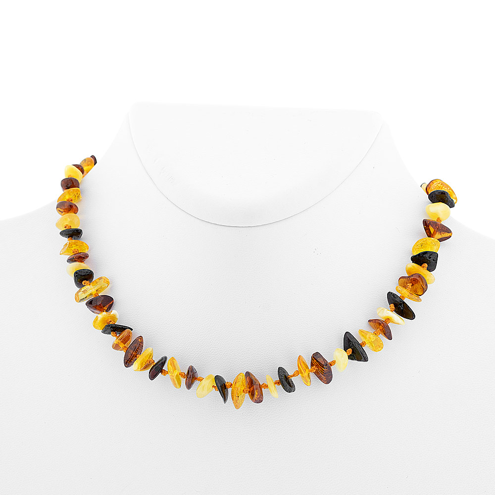 Bernsteinkette für Babys, multicolor