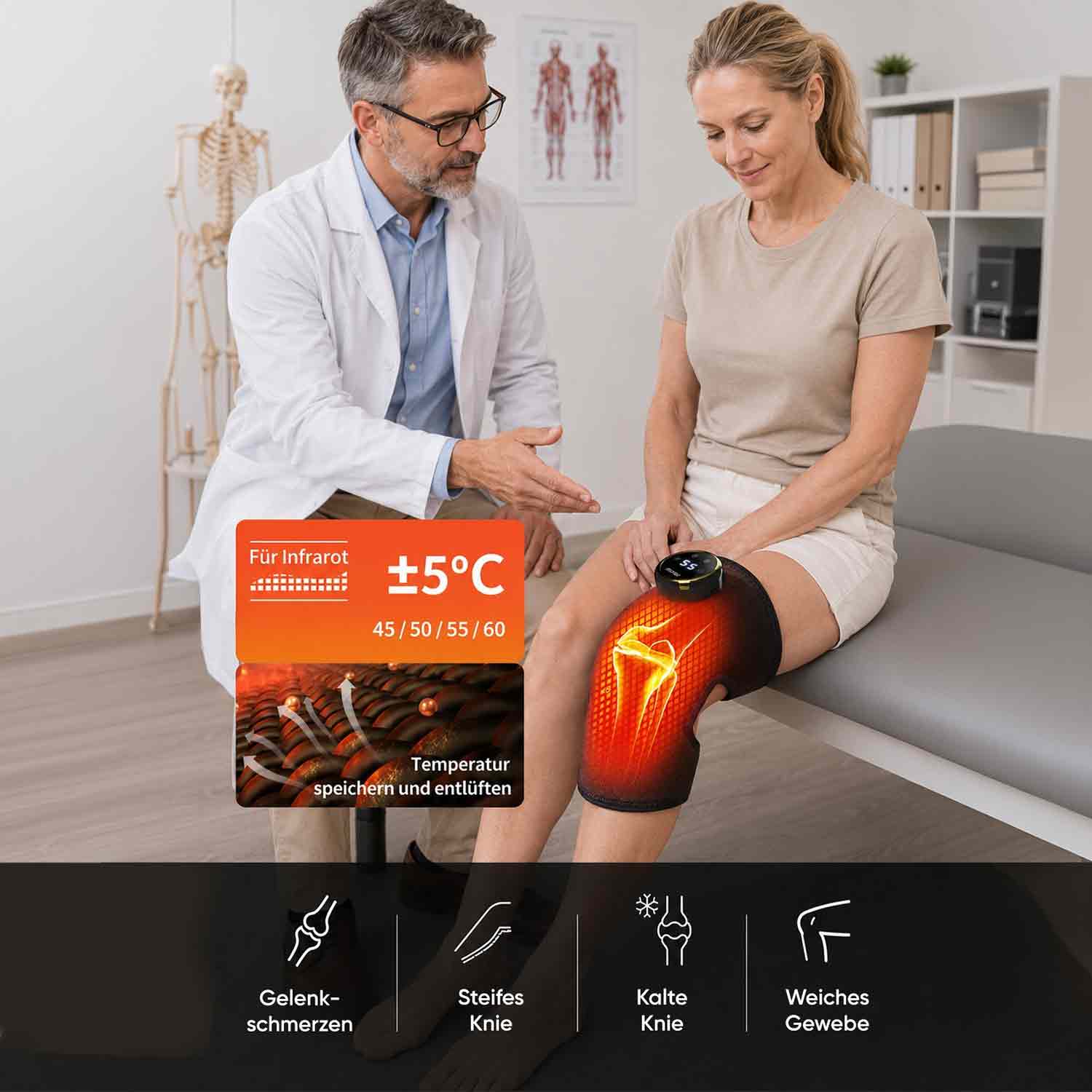 BEM Relief – Intelligentes Massagegerät für Knie, Schultern, Ellbogen und Gelenke